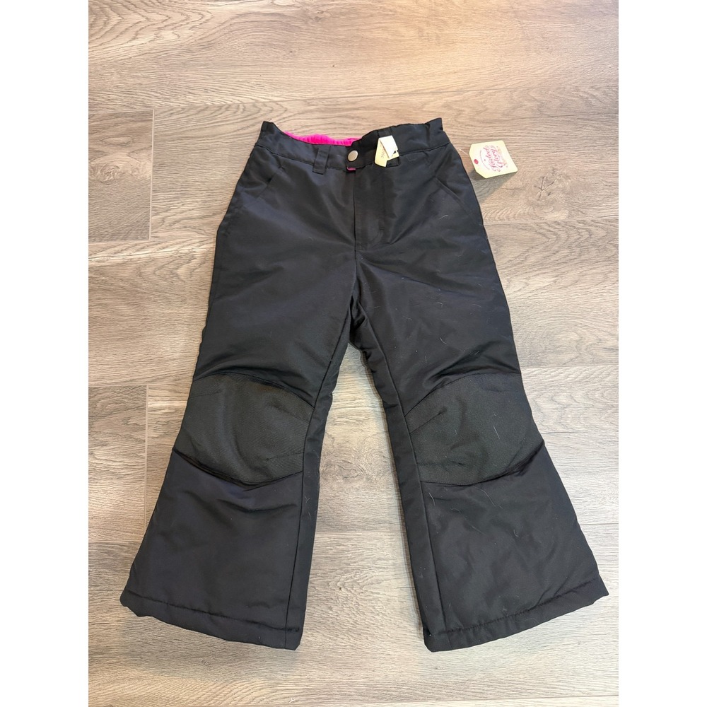 Faded Glory Snow Pants Youth Girls XS 4 5 Extra Small Insulated Ski NWT Black